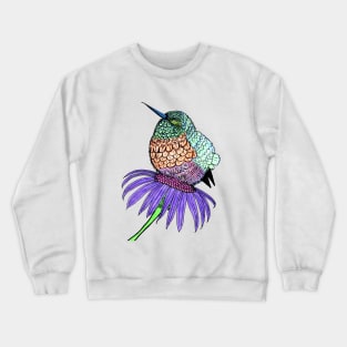 Fluffy Baby Hummingbird Crewneck Sweatshirt